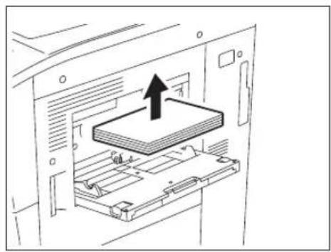 TOSHIBA E-Studio 720 - Entfernen Sie das Papier aus dem Einzel-blatteinzug. - 1