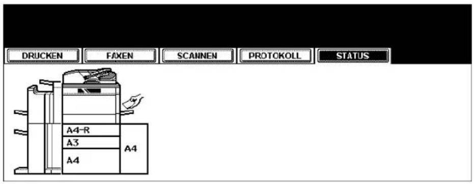 DRUCKEN FAXEN SCANEN PROTOKOLL STATUS A4-R A3 A4 A4