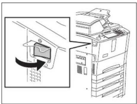 TOSHIBA E-Studio 720 - Schalten Sie das Gerät aus. - 1