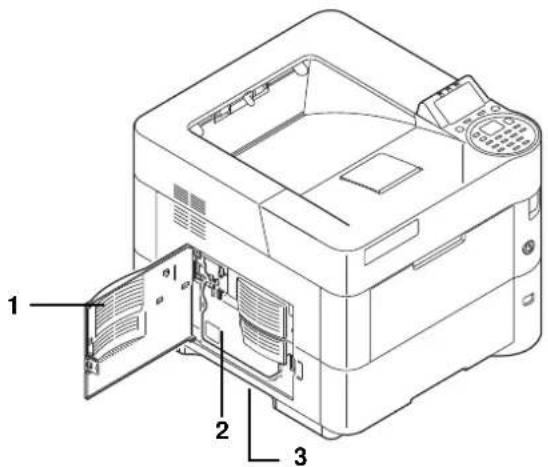 Triumph-Adler P-6031DN - Bezeichnung der Bauteile - 2