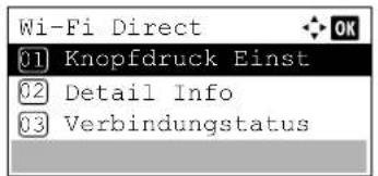 Triumph-Adler P-6031DN - Einrichten der Verbindung per Knopfdruck - 6