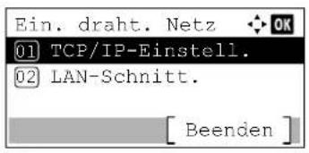Triumph-Adler P-6031DN - Netzwerk Einstellungen - 4