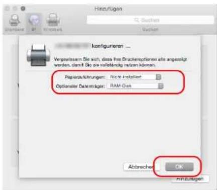 Triumph-Adler P-6031DN - Installation des Druckertreibers unter Macintosh - 10