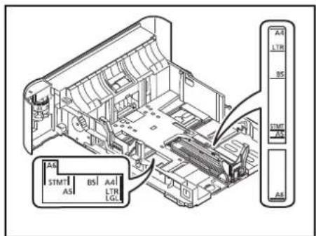 Triumph-Adler P-6031DN - Papier in die Kassette einlegen - 6
