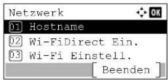 Triumph-Adler P-6031DN - Netzwerk Einstellungen - 3