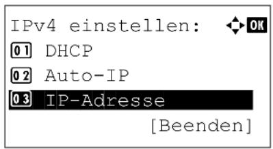 Triumph-Adler P-6031DN - IP-Adresse eingeben - 2