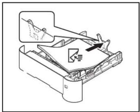 Triumph-Adler P-6031DN - Papier in die Kassette einlegen - 14