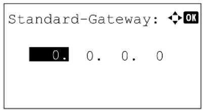 Triumph-Adler P-6031DN - Standard-Gateway eingeben - 1