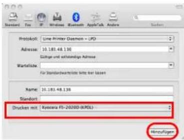 Triumph-Adler LP 4245 - Installation auf einem PC mit Mac Betriebssystem - 7