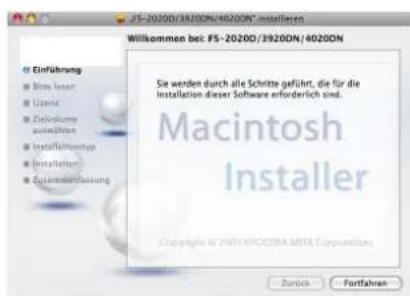 Triumph-Adler LP 4245 - Installation auf einem PC mit Mac Betriebssystem - 2
