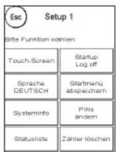 Frama Matrix F22 - Aufruf Setup Menü - 4