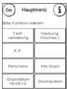 Frama Matrix F22 - Aufruf Setup Menü - 2