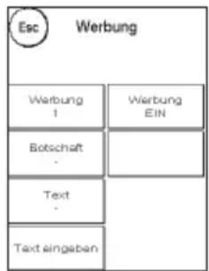 Frama Matrix F22 - Textklischee eingeben - 1