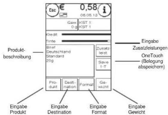 Frama Matrix F22 - Grundsätzlicher Bildschirnaufbau - 4