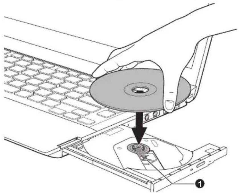 TOSHIBA Satellite Pro R830 - Verwenden der optischen Laufwerke - 3