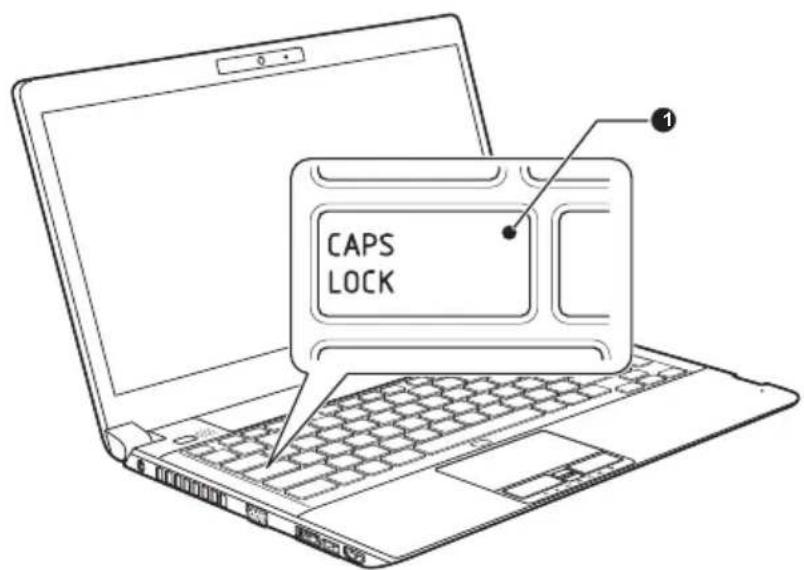 TOSHIBA Satellite Pro R830 - Tastatur-LEDs - 1
