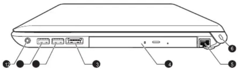 TOSHIBA Satellite Pro R840 - Rechte Seite (R850) - 1