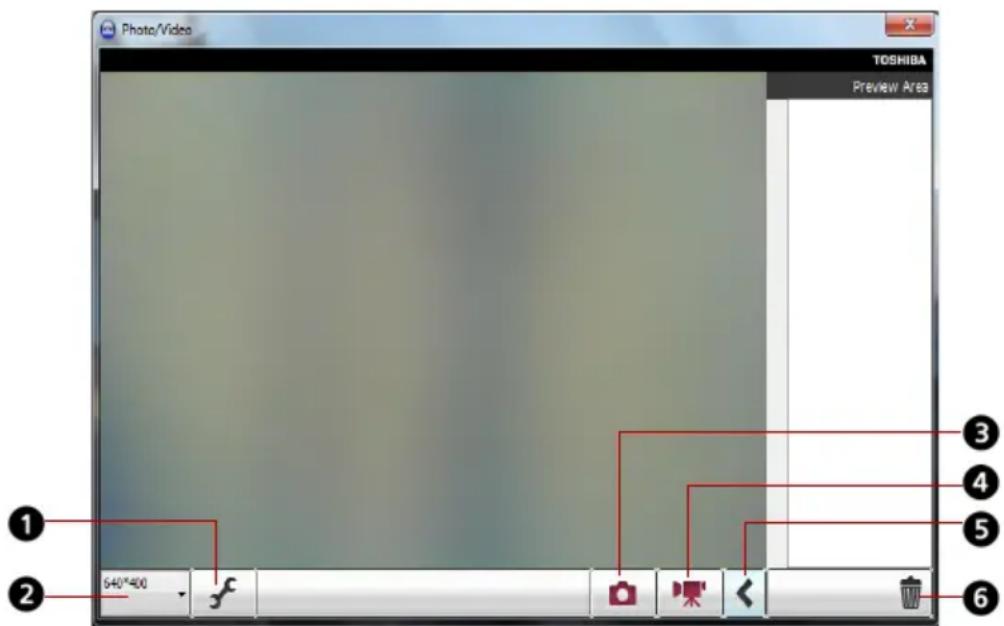 TOSHIBA Satellite Pro C650D - Verwenden der Webcam - 3