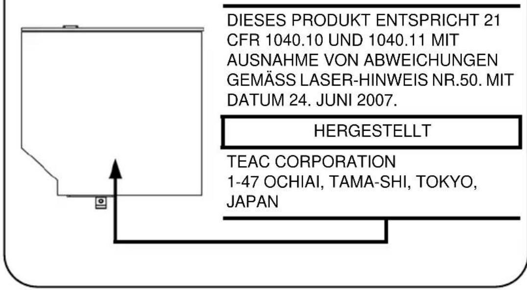 TOSHIBA Satellite Pro C650D - Platz für den erforderlichen Aufkleber - 4