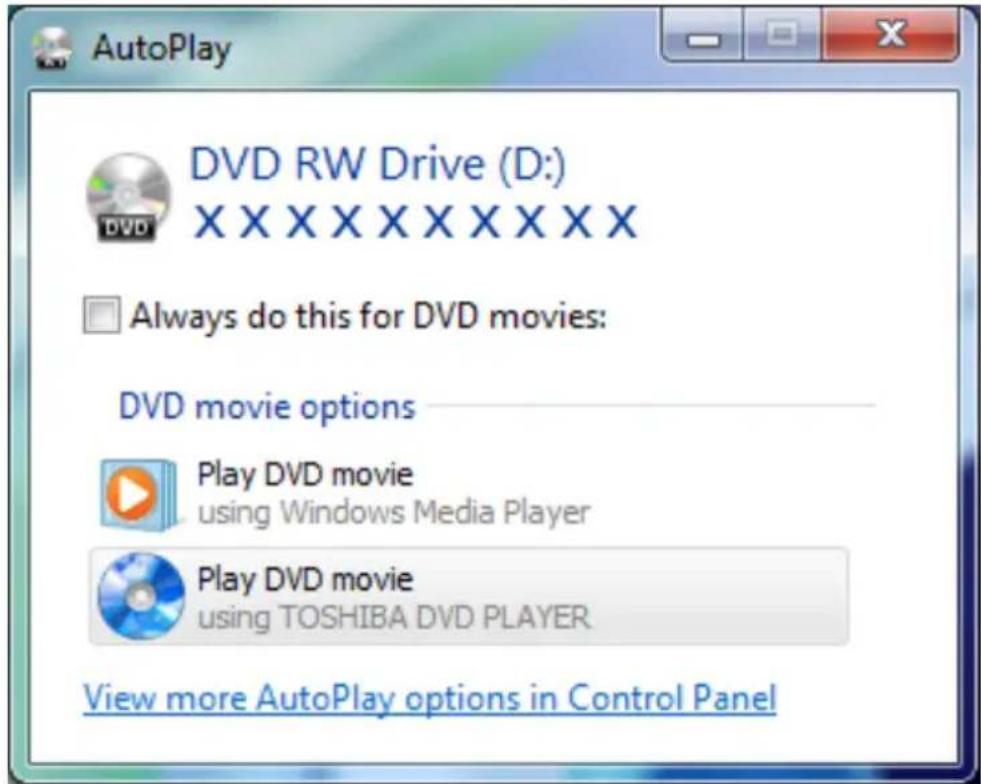 TOSHIBA Satellite Pro C650D - TOSHIBA DVD PLAYER aufrufen - 1