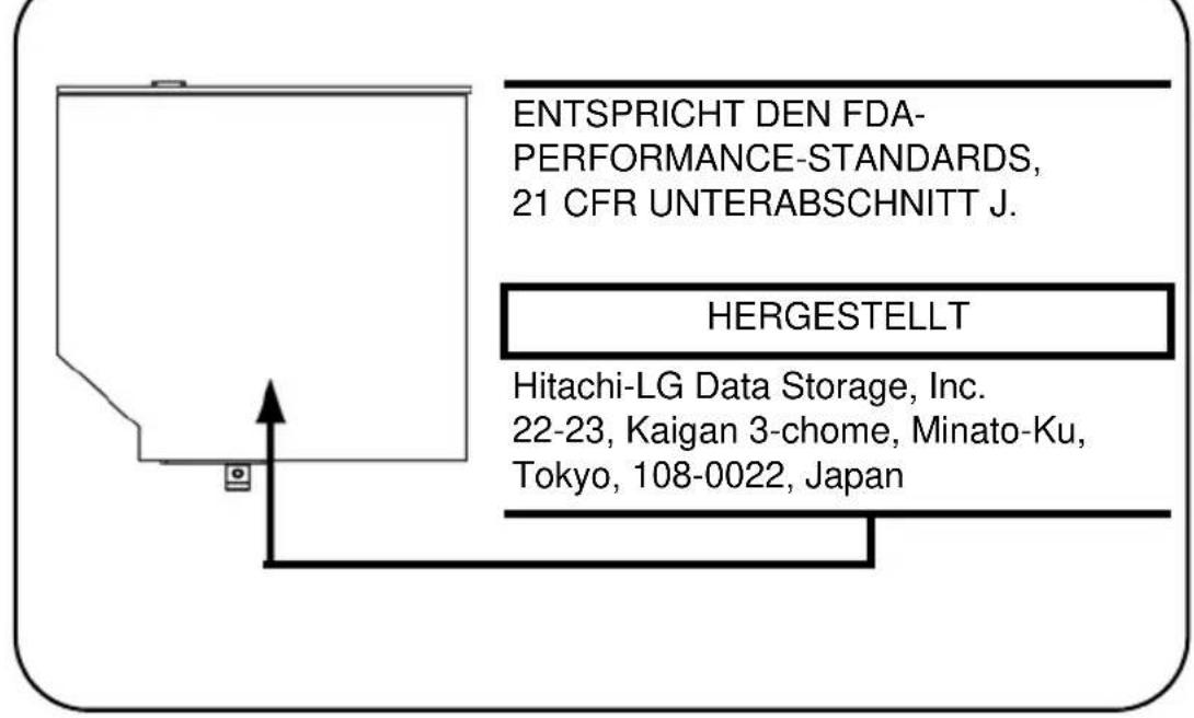 TOSHIBA Satellite Pro C650D - Platz für den erforderlichen Aufkleber - 3