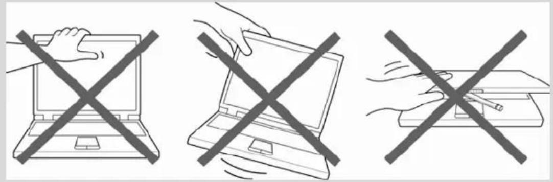 TOSHIBA Satellite Pro C650D - Öffnen des Bildschirms - 4