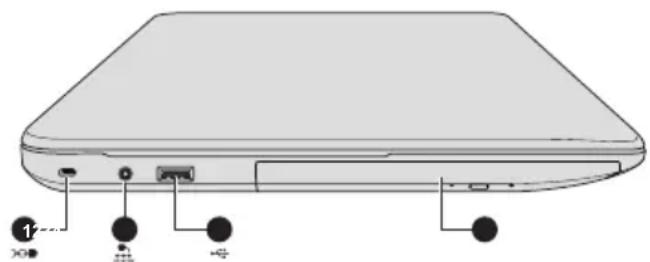 TOSHIBA Satellite PRO C50T-A - Linke Seite - 1
