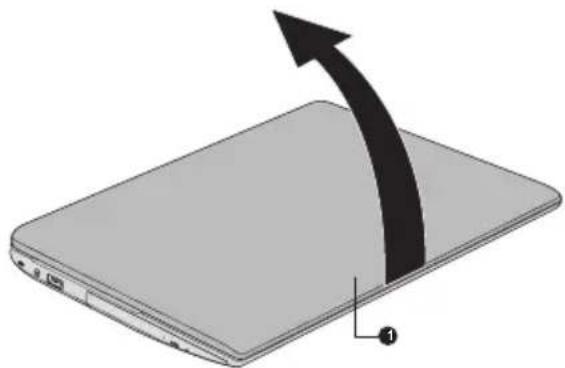 TOSHIBA Satellite PRO C50T-A - Öffnen des Bildschirms - 1