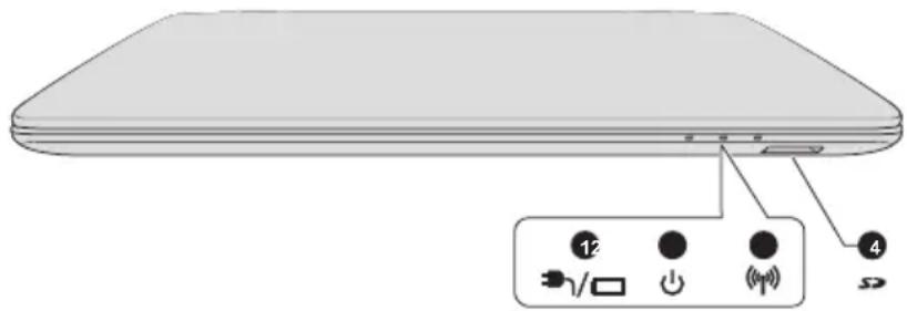 TOSHIBA Satellite PRO C50T-A - Vorderseite mit geschlossenem Bildschirm - 1