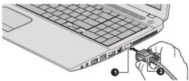 TOSHIBA Satellite PRO C50T-A - Anschluss für einen externen RGB-Monitor - 1