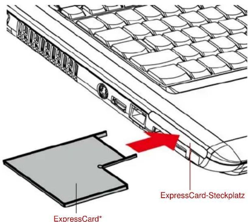 TOSHIBA Satellite Pro A300D - ExpressCard einsetzen - 4