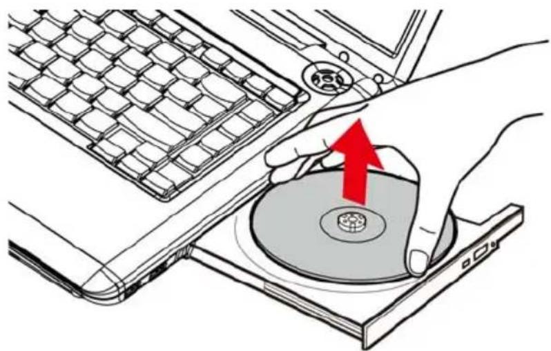 TOSHIBA Satellite Pro A300D - Discs entnehmen - 3