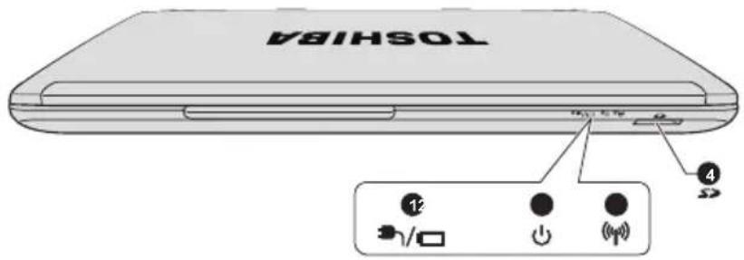 TOSHIBA Satellite L870D - Vorderseite mit geschlossenem Bildschirm - 1