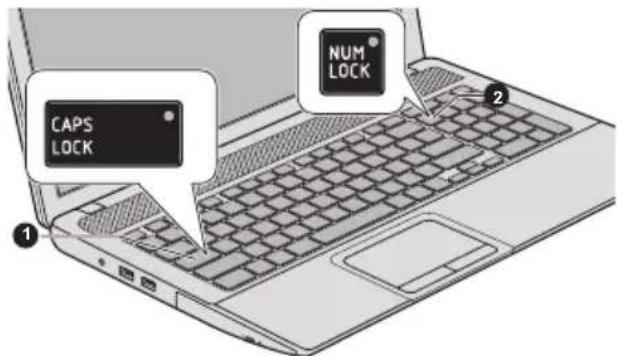 TOSHIBA Satellite L870D - Tastaturanzeigen - 1