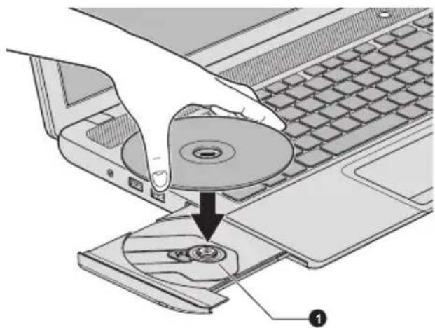 TOSHIBA Satellite L870D - Verwenden des optischen Laufwerks - 3