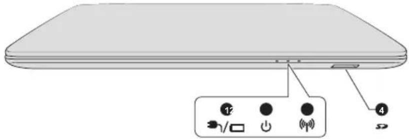 TOSHIBA Satellite L70D - Vorderseite mit geschlossenem Bildschirm - 1