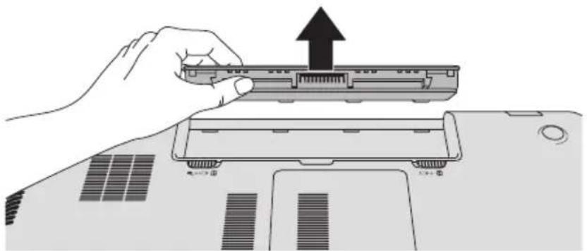 TOSHIBA Satellite L70D - Entfernen des Akkus - 2