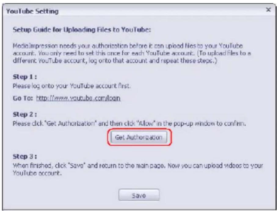 TOSHIBA Camileo h20 - Hochladen von Videos auf die YouTube-Website - 5