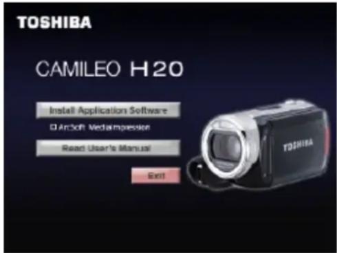 TOSHIBA Camileo h20 - Installation der mitgelieferten Software - 1