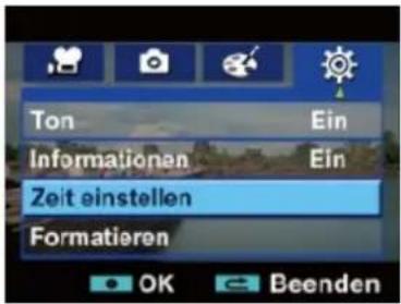 TOSHIBA Camileo h20 - Zeiteinstellung - 1