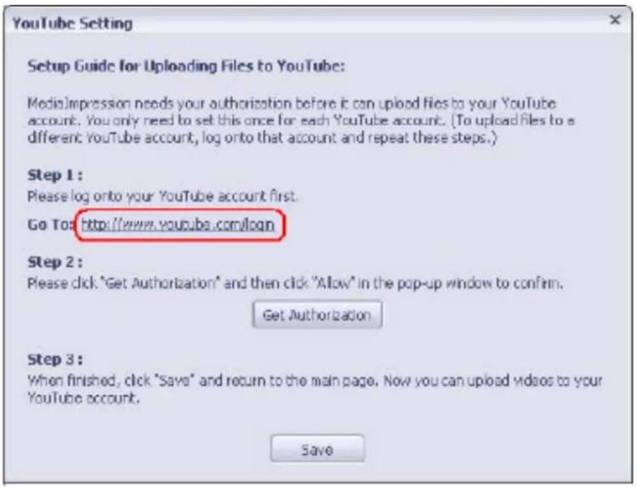 TOSHIBA Camileo h20 - Hochladen von Videos auf die YouTube-Website - 3