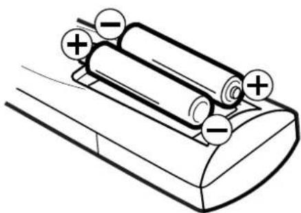 TOSHIBA 14N31D - Batterien einsetzen - 2