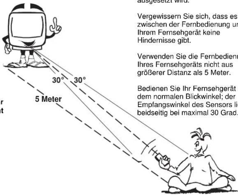 TOSHIBA 14N31D - Batterien in die Fernbedienung einsetzen - 2