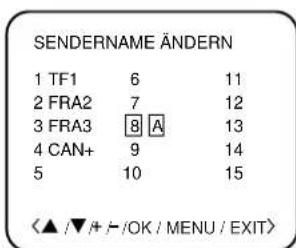 TOSHIBA 14N31D - ÄNDERUNG EINES SENDERNAMENS - 4