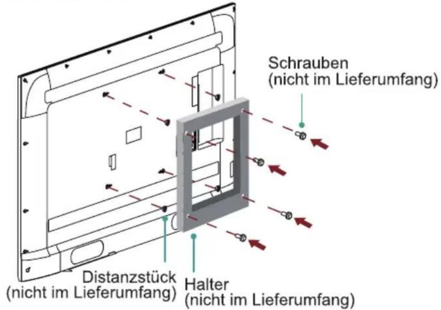 HISENSE H60N5705 - Installation der Wandhalterung (nicht enthalten) - 1