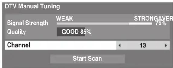 TOSHIBA 55SV685D - Manual Tuning - 1