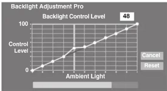 TOSHIBA 46SV685D - Auto Brightness Sensor Settings - 2