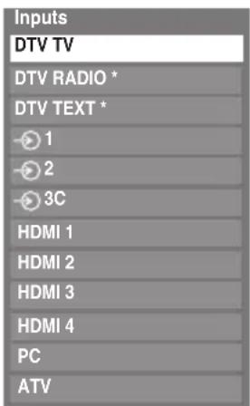 TOSHIBA 46SV685D - Input selection - 2