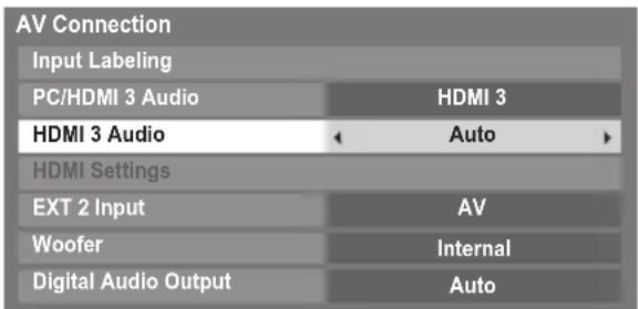 TOSHIBA 46RV733 - HDMI 3\* Audio - 1