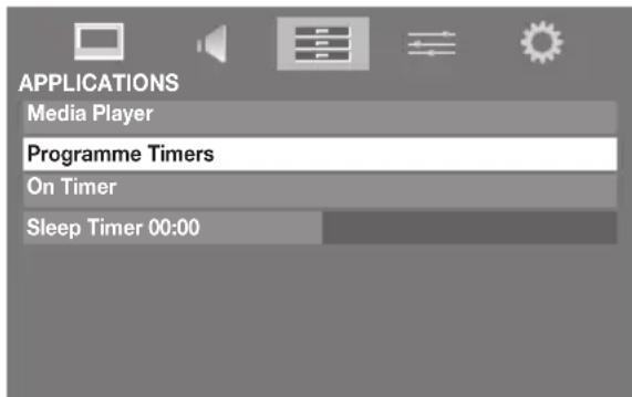 TOSHIBA 46RV733 - Programme Timers – digital only - 1